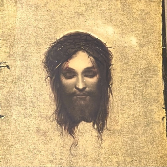 Vintage print of Jesus Christus By Gabriel Max 1874 - Picture 2 of 4